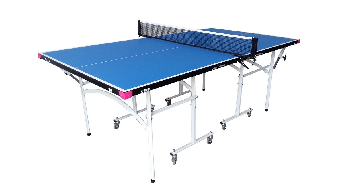 Butterfly Junior Rollaway Table: View of the entire Blue Table